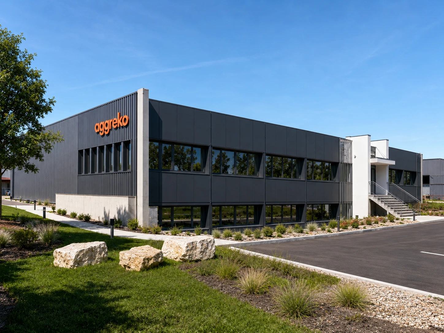 Perspective du projet — Aggreko — Avenue Lionel-Terray, Meyzieu