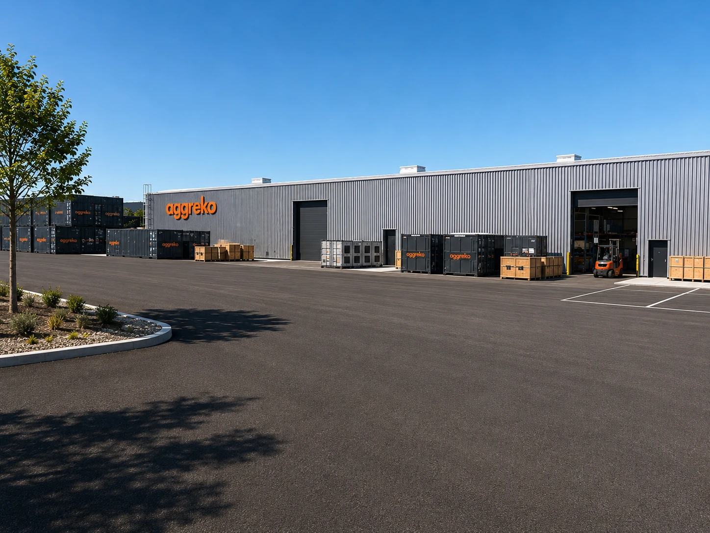 Perspective du projet — Aggreko — Avenue Lionel-Terray, Meyzieu — vue 2