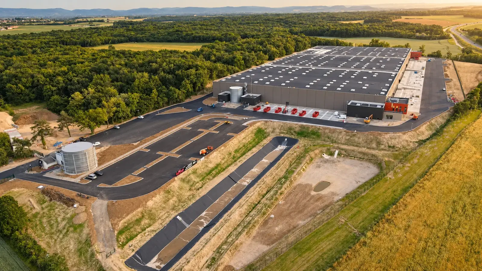 La plateforme logistique de la rue des Saphirs, à Villette-d’Anthon