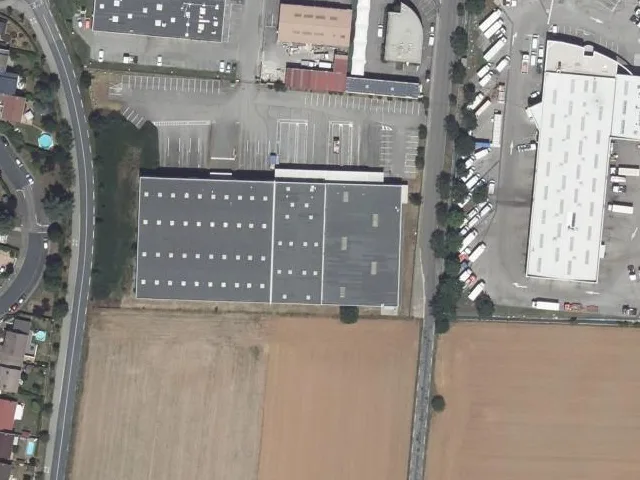 Vue aérienne du secteur de l’adresse, Corbas