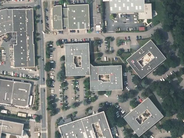 Vue aérienne du secteur de l’adresse, Limonest