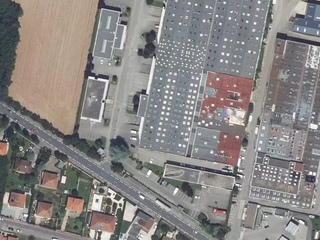 Vue aérienne du secteur de l’adresse, Saint-Priest