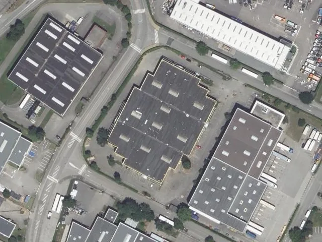 Vue aérienne du secteur de l’adresse, Genas