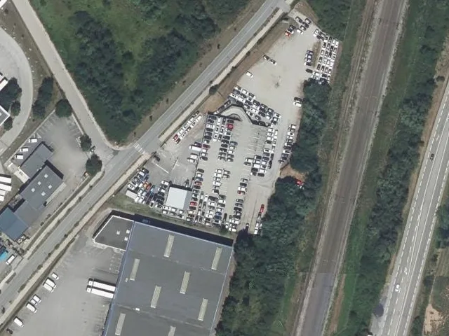 Vue aérienne du secteur de l’adresse, Saint-Laurent-de-Mure