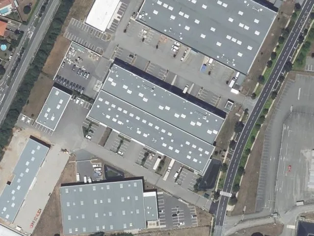 Vue aérienne du secteur de l’adresse, Meyzieu